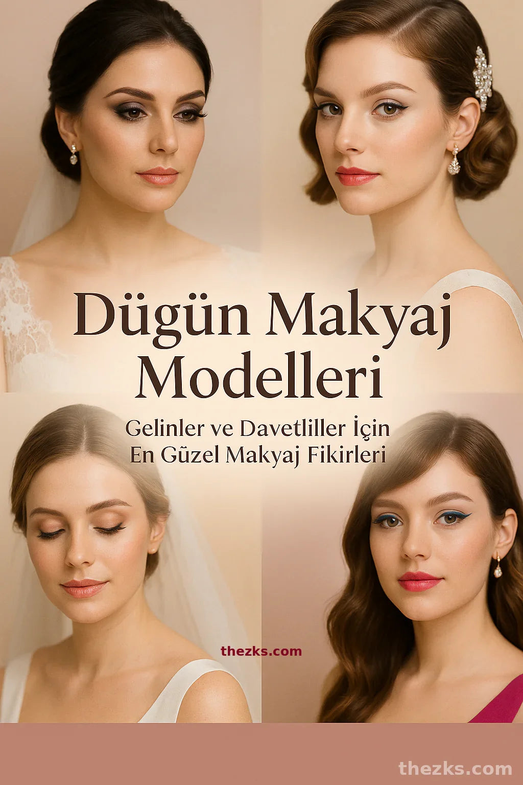 Düğün Makyaj Modelleri: Gelinler ve Davetliler için Öneriler