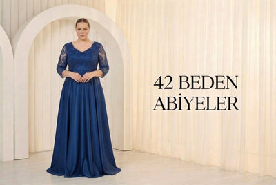 42 Beden Abiye Modelleri