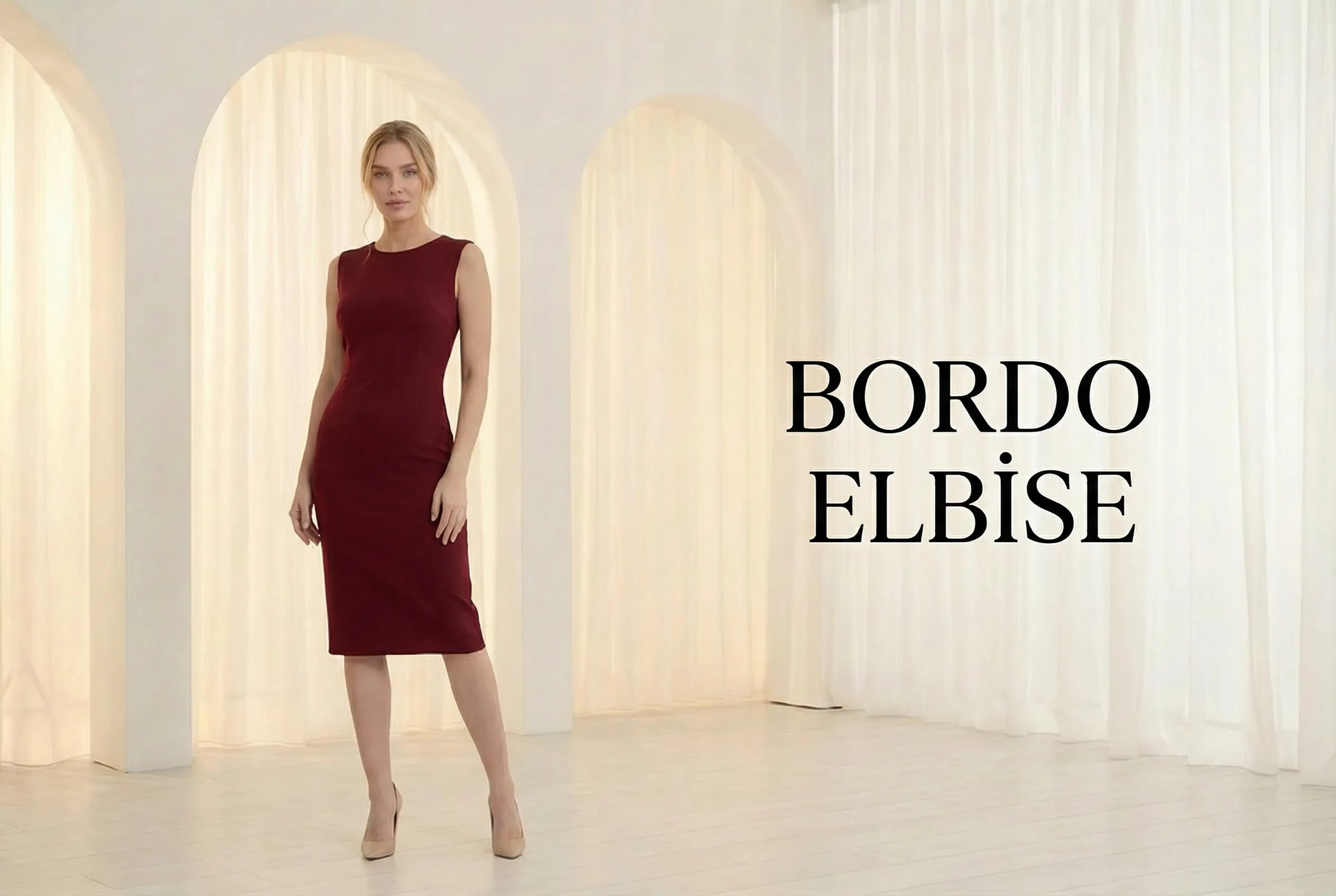 Bordo Elbise koleksiyonu - The ZKS