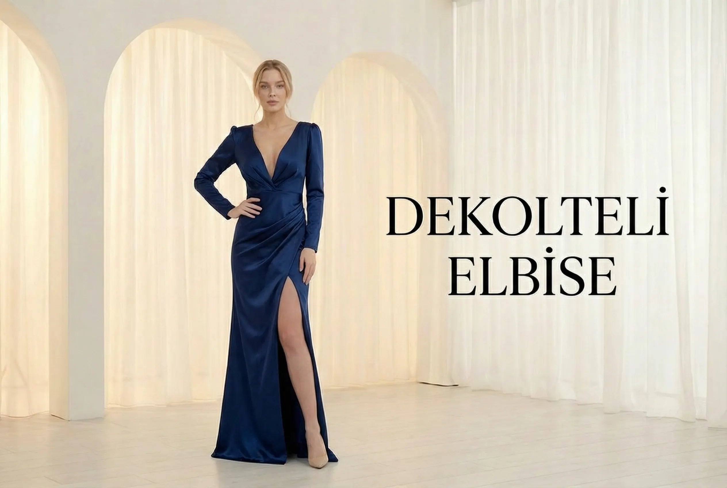 Dekolteli Elbise koleksiyonu - The ZKS
