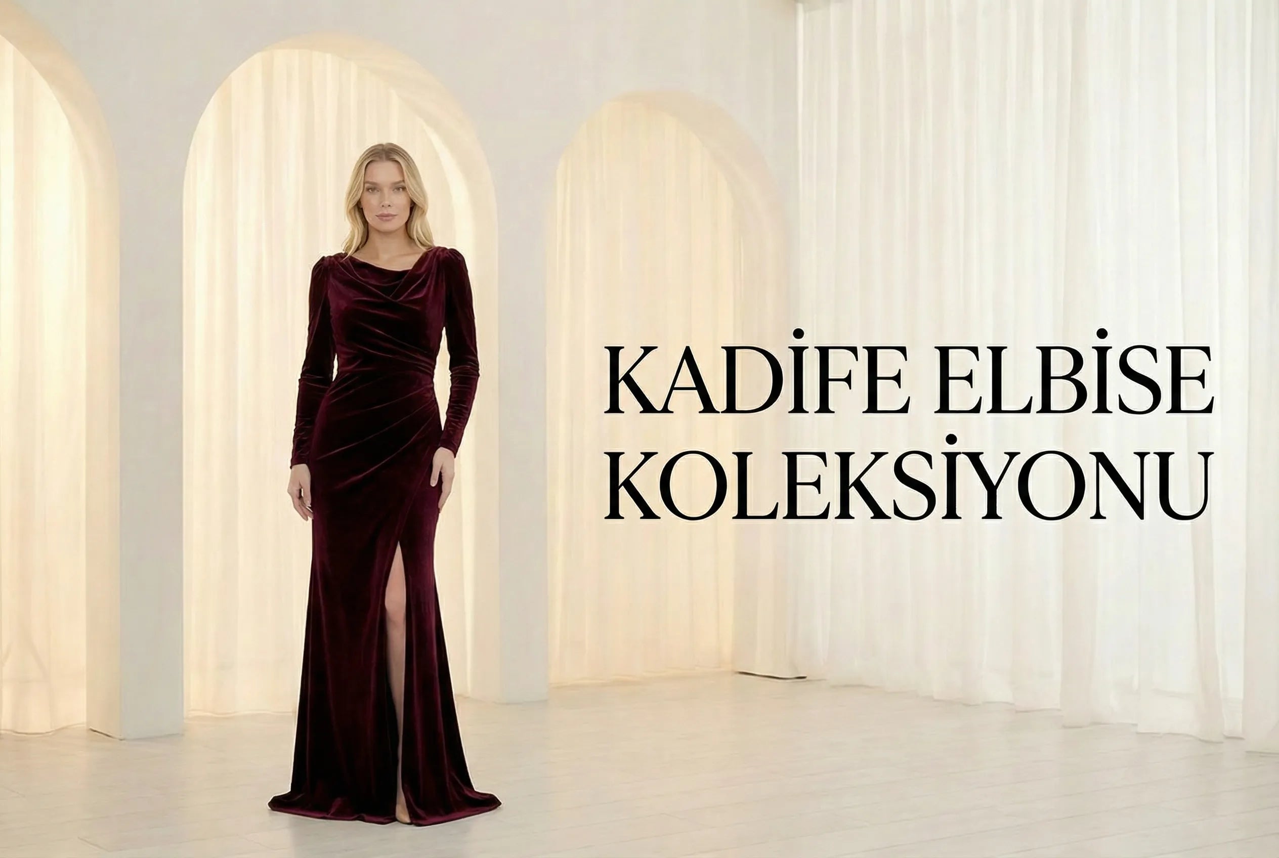 Kadife Elbise koleksiyonu - The ZKS