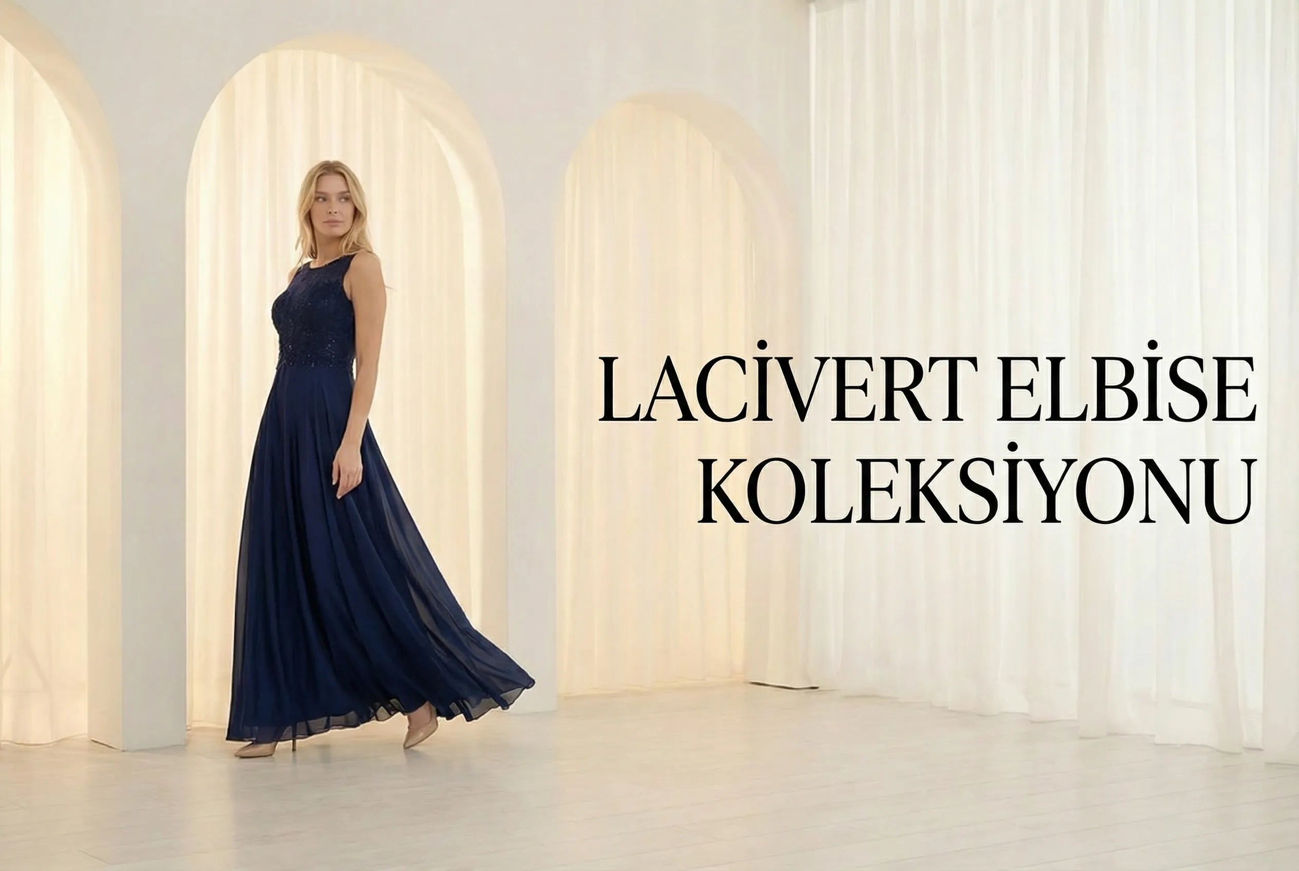 Lacivert Elbise koleksiyonu - The ZKS