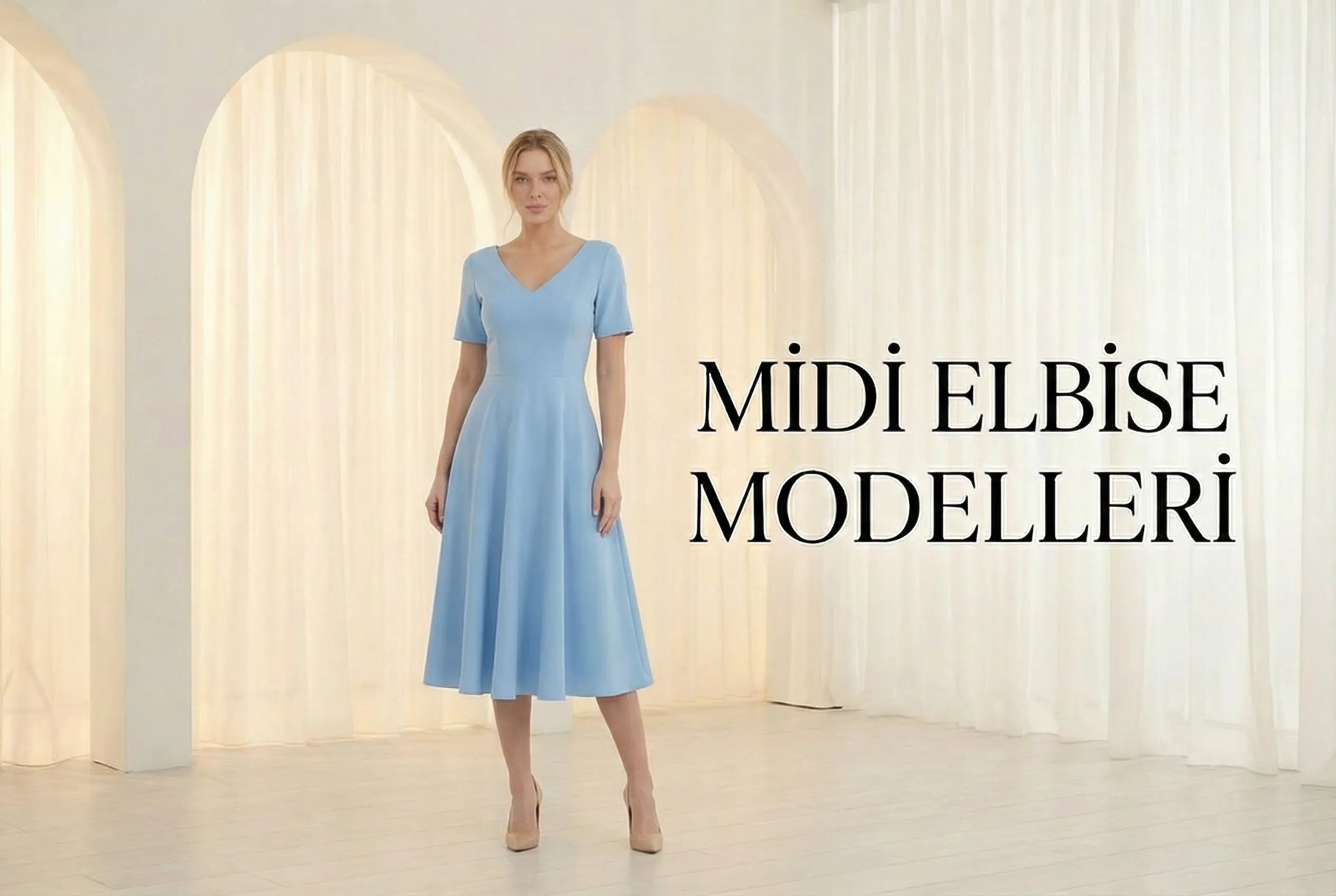 Midi Elbise Modelleri koleksiyonu - The ZKS