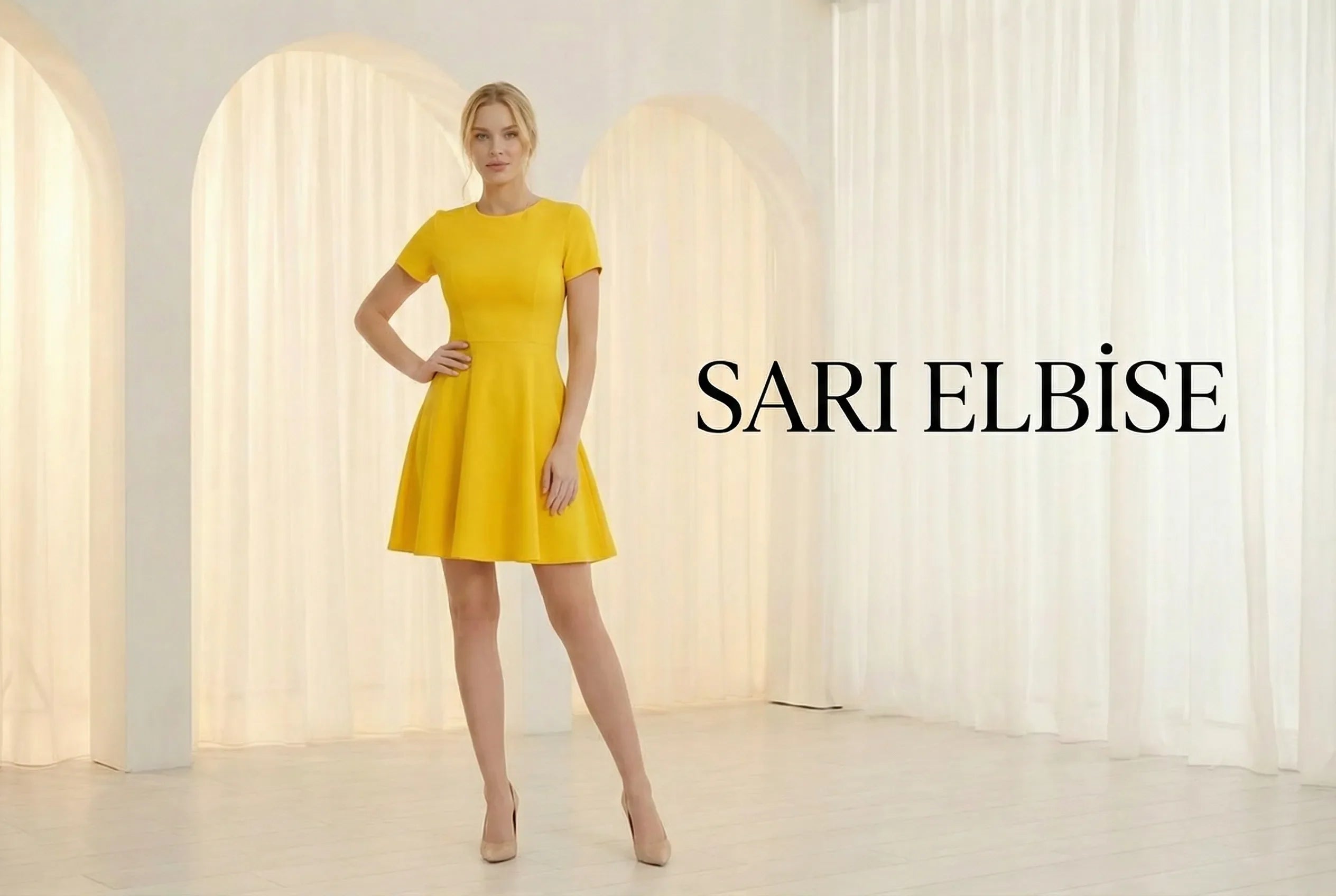 Sarı elbise koleksiyonu - The ZKS