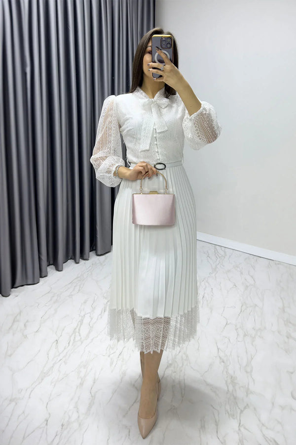 Beyaz Abiye Elbise Modelleri