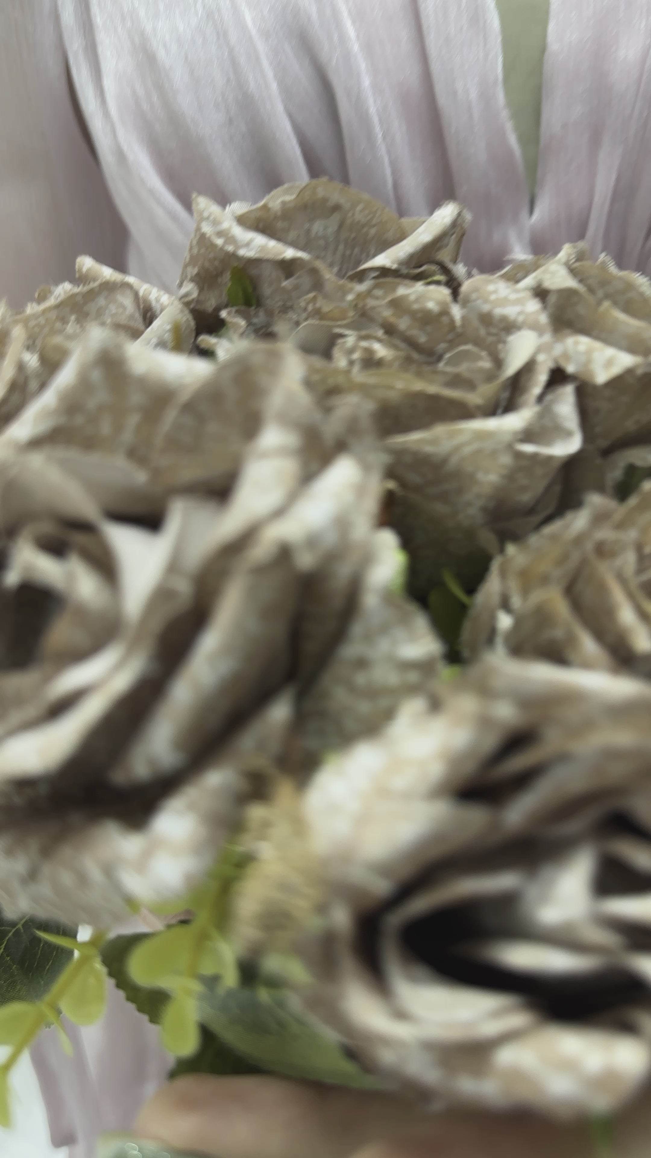 Asimetrik Etek Pudra  Karpuz Kol Prenses V Yaka Abiye Elbise