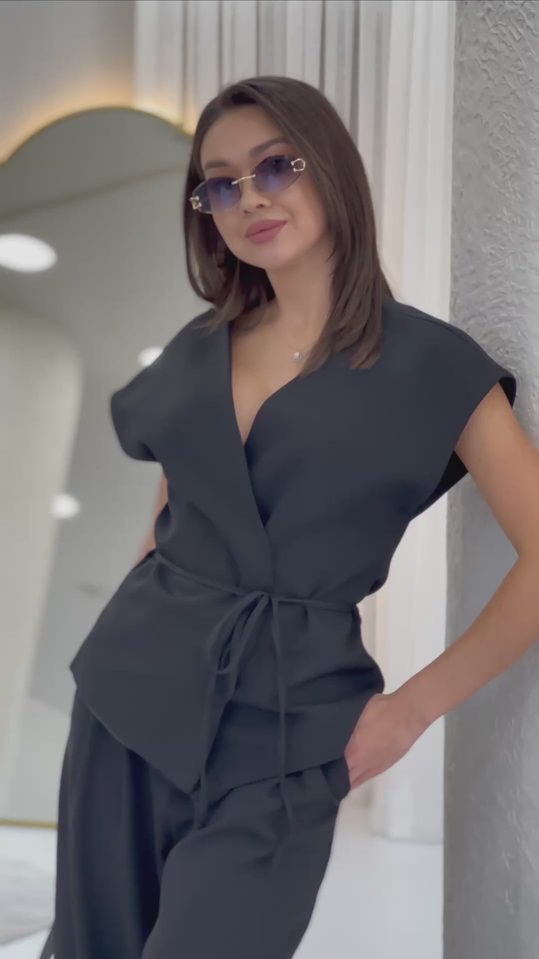 Bol Paça Dökümlü Bağlama