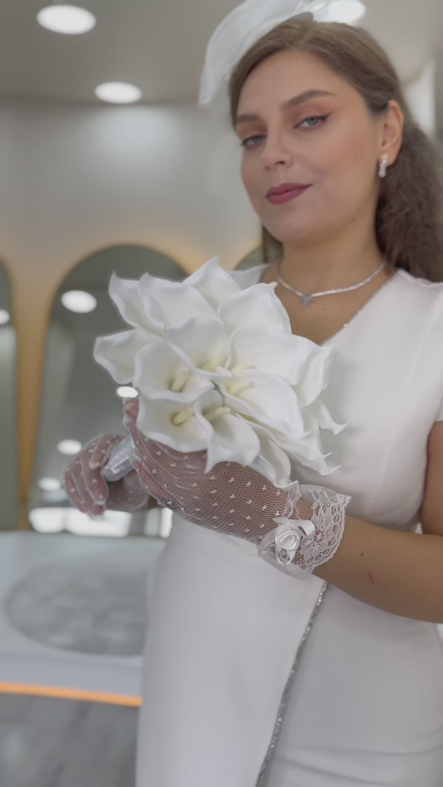 Büyük Beden Midi Boy Şifon Pelerinli Abiye Elbise