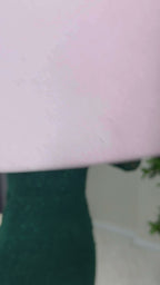 Zümrüt Yeşili Kare Yaka Simli Midi Kalem Yeni Desen Abiye Elbise