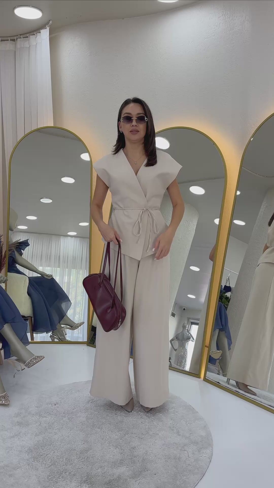 Bol Paça Dökümlü Bağlama