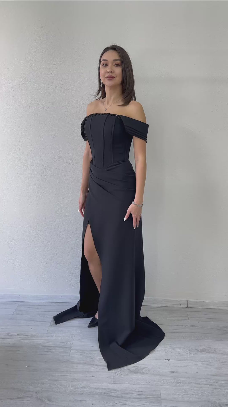  Düşük Omuz Korse Detay